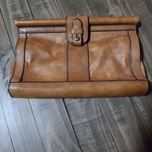Beautiful leather clutch